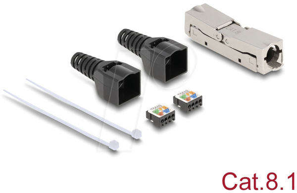 Роз'єм RJ45 LSA > LSA, Cat.8.1, без інструментів