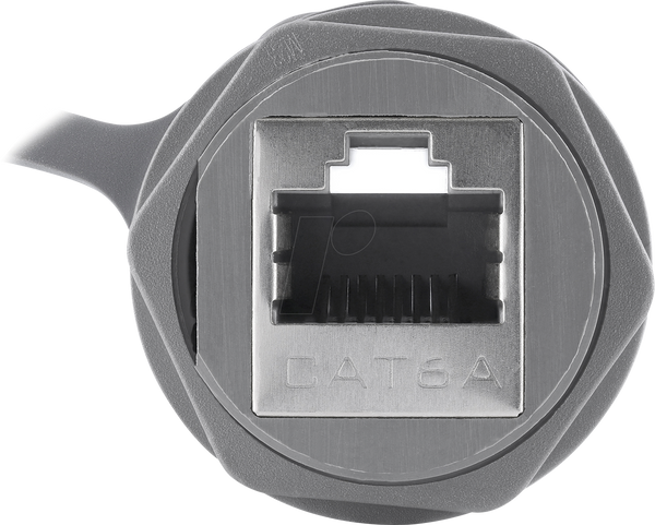 З'єднувач кабелю RJ45 гніздо - RJ45 гніздо Cat.6a з M23.5 x 1.5 м