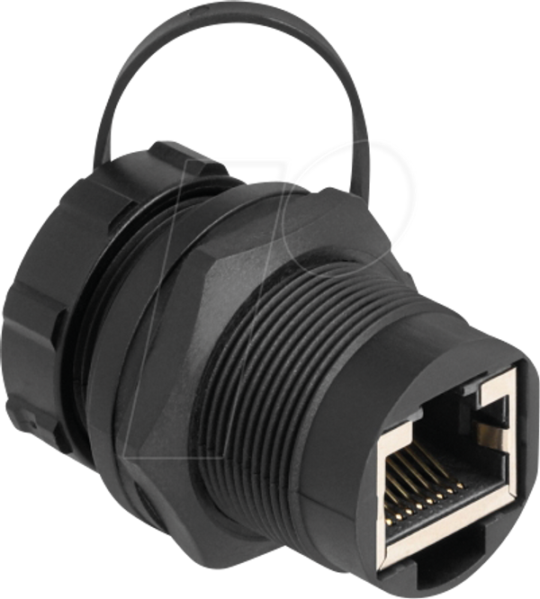 Муфта RJ45 Cat.6a з ущільнювальним ковпачком