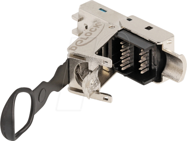 Вилка RJ45, Cat.6a, під’єднується на місці, натискання та витягування