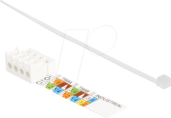 Вилка RJ45, Cat.6a, під’єднується на місці, натискання та витягування