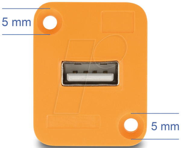 Модуль типу D, USB 2.0 типу A, гніздо / гніздо