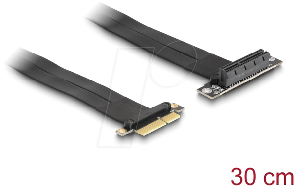 Плата розширення, PCIe x4 > PCIe x4, кабель 30 см