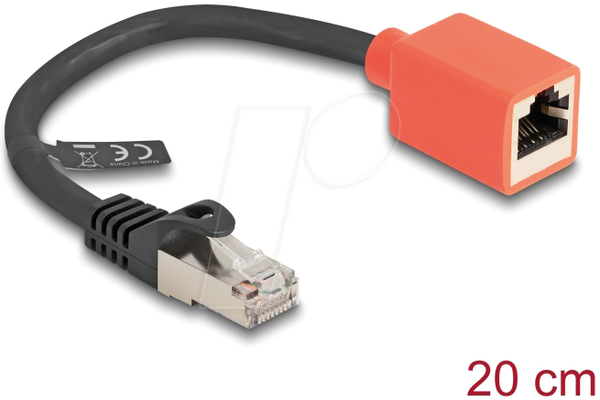 Адаптер захисту пристроїв RJ45 Cat.6A S/FTP 20 см (роз'єм для реклами)