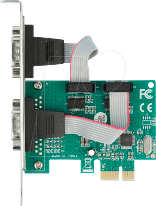 Карта PCI Express на 2 послідовних порти RS-232
