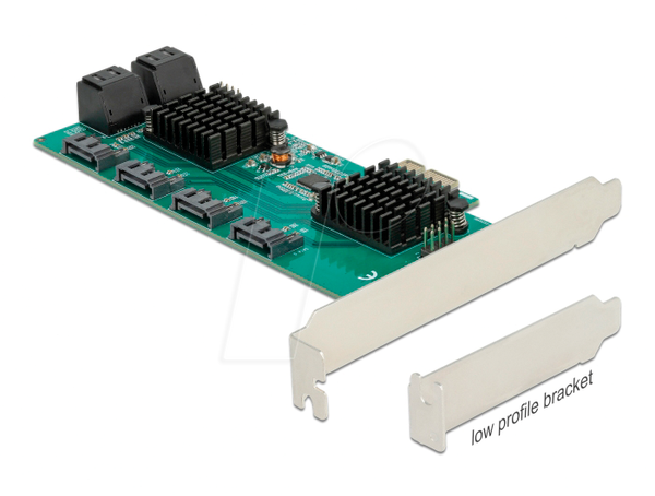 PCIe x1 > 8x SATA 6 Гбіт/с