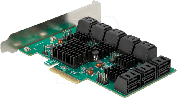 16-портова карта SATA PCI Express x4