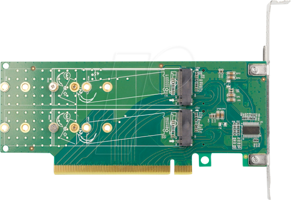 PCIe 4.0 x16 > 4 x M.2 Key M 22110 NVMe, біфуркація