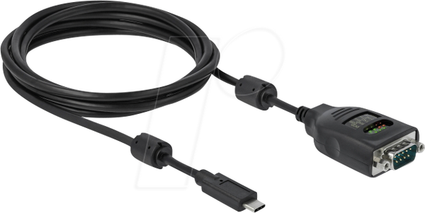 USB-конвертер, C - RS232, ESD, світлодіоди стану, 2 м