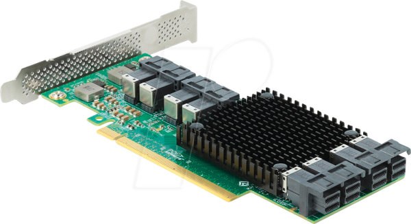 PCIe x16 > 8 x SFF-8643 NVMe