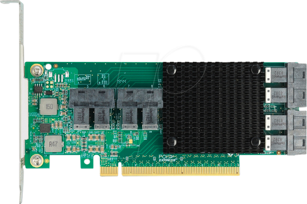 PCIe x16 > 8 x SFF-8643 NVMe