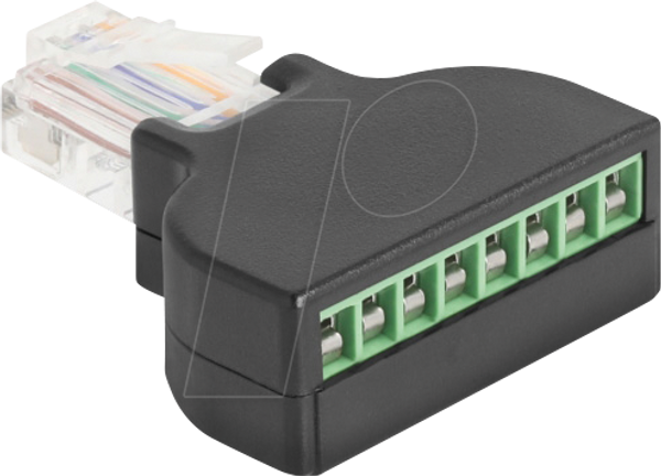 Штекер/клемна колодка RJ45 Cat.5e, вкл. викрутку