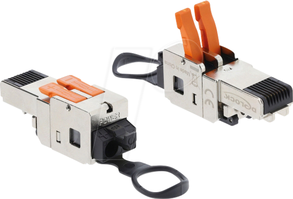 Штекер RJ45 із затискачем, 2-контактний