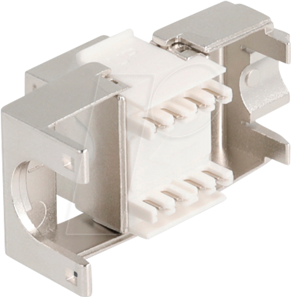 Роз'єм Keystone Module тонкий / короткий, RJ45, до LSA Cat.6A, shi