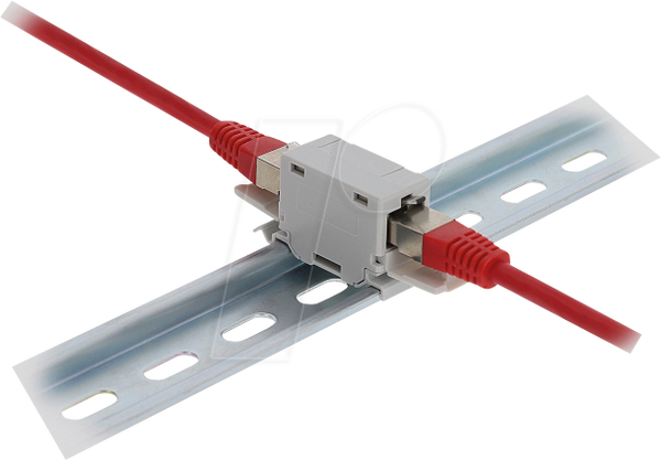 Роз'єм RJ45 Cat.6A, розетка-розетка, з пилозахисною кришкою