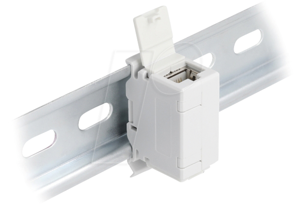Роз'єм RJ45 Cat.6A, розетка-розетка, з пилозахисною кришкою