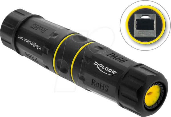 Роз'єм кабелю RJ45 - RJ45 з різьбою M23