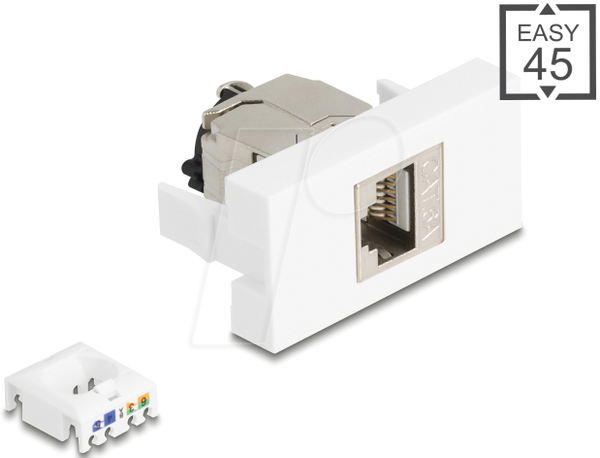 Розетка Easy 45 RJ45 > LSA Cat.6a STP