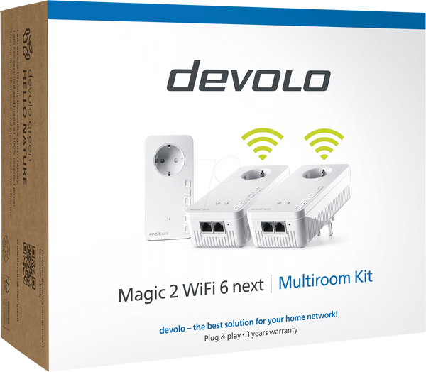 Комплект Powerline Magic 2 WiFi 6 (3 пристрої)