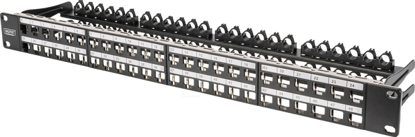 Патч-панель Keystone, 48 портів, 1U