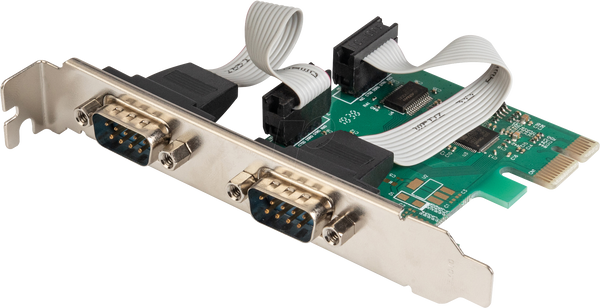 Карта PCI Express для 2 портів RS-232