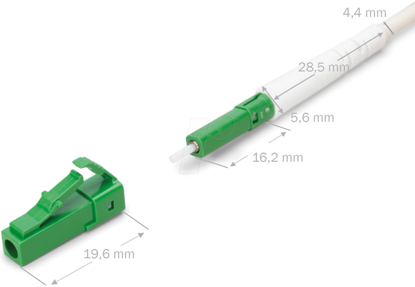 Попередньо зібраний кабель FTTH, з форсуванням, одномодовий, 1 волокно