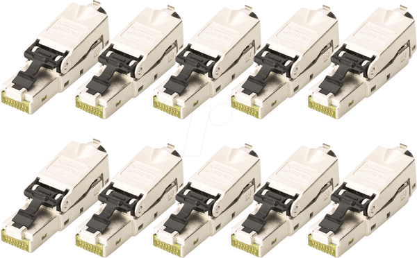 Польовий роз'єм RJ45, Cat.6a STP, 10 штук