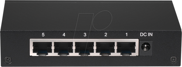 Комутатор, 5-портовий, гігабітний Ethernet