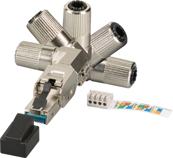 Штекер RJ45, польовий, Cat.6a, STP