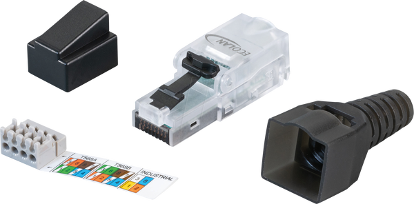 Роз'єм ECOLAN® RJ45 UTP, Cat.6, польовий штекер