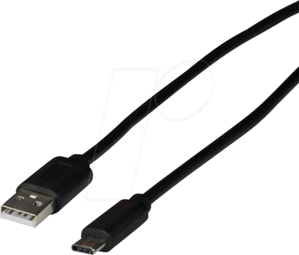 Кабель USB 2.0, штекер USB-A на штекер USB-C, 2,0 м