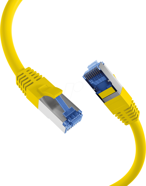 Патч-кабель S/FTP категорії 6A, Super Flex, 30 м, жовтий