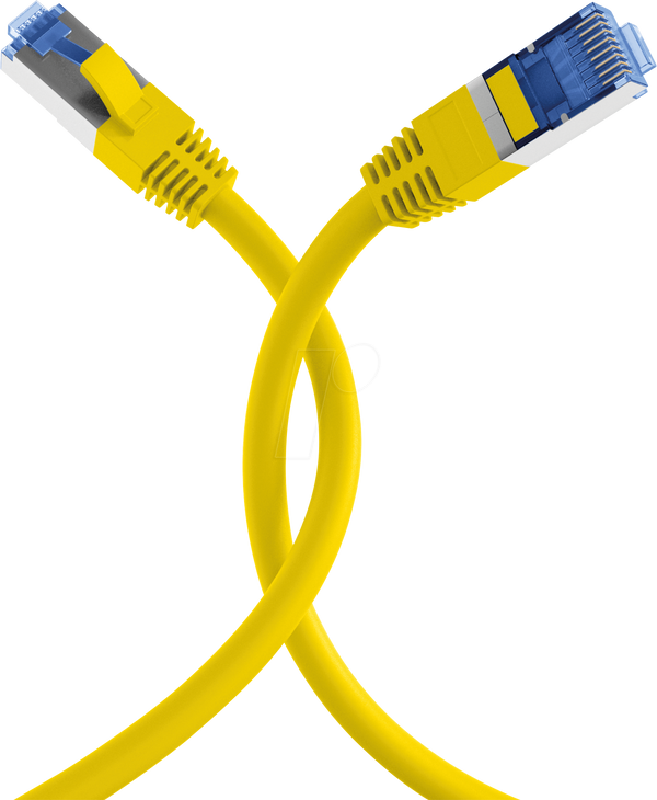 Патч-кабель S/FTP категорії 6A, Super Flex, 30 м, жовтий