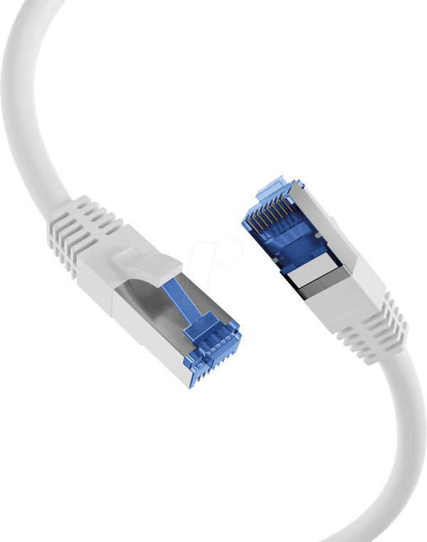 Патч-кабель S/FTP категорії 6A, Super Flex, 7,5 м, білий