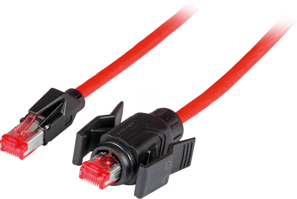 10,0 м Патч-кабель S/FTP, Cat.6A, IP67/TM21 Розетка, M25, RJ45