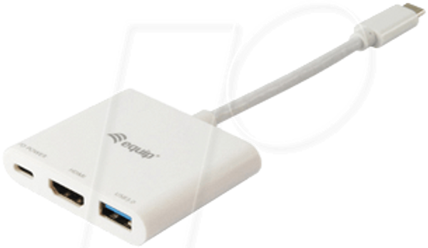 Перехідник USB типу C на HDMI, USB 3.0 і PD