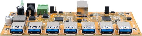7-портова плата концентратора USB 3.2 Gen 1, стійкість до електростатичного розряду 15 кВ