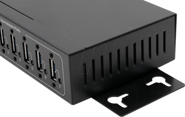 Чотирипортовий промисловий концентратор USB 3.0, 15 кВ ESD, настільний, настінний, DIN-рейка