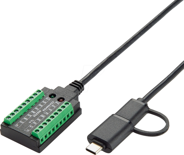 Перетворювач USB 2.0, USB-A/C на RS-232/422/485/TTL, 1,0 м