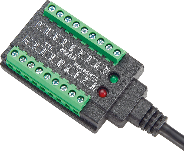 Перетворювач USB 2.0, USB-A/C на RS-232/422/485/TTL, 1,0 м