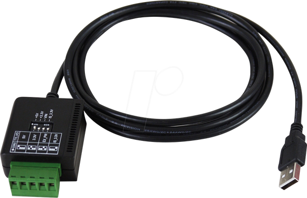 Перетворювач USB 2.0, USB-A на RS-232 TTL/CMOS, 15 кВ ESD, 1,8 м