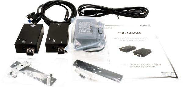 USB 3.0 подовжувач, оптоволоконний, 300 м