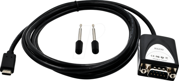 Перетворювач USB 2.0, C в RS-232, ESD та оптична ізоляція, 1,8 м