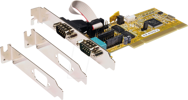 PCI-карта для 2 послідовних портів RS-232, включаючи 2 порти LP