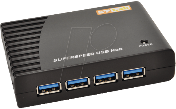 Концентратор USB 3.0 - 4 порти - включаючи блок живлення