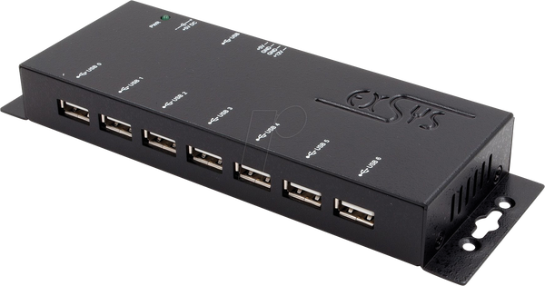 7-портовий металевий USB-хаб 480 Мбіт/с