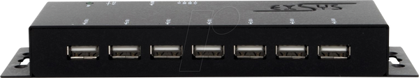 7-портовий металевий USB-хаб 480 Мбіт/с