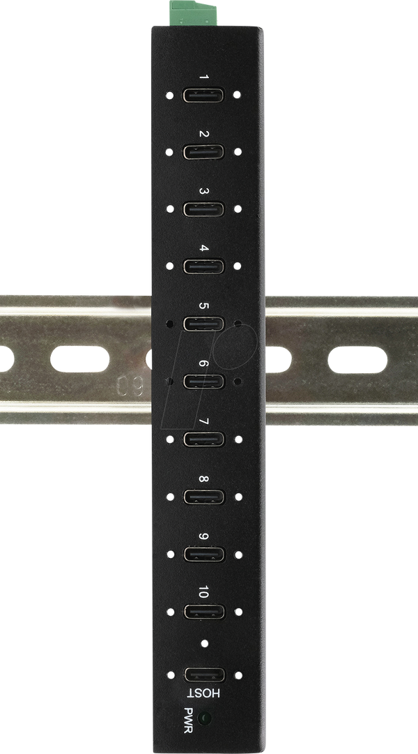 10-портовий концентратор USB 3.2 Gen 2x1, 10 портів USB-C, 79,5 Вт