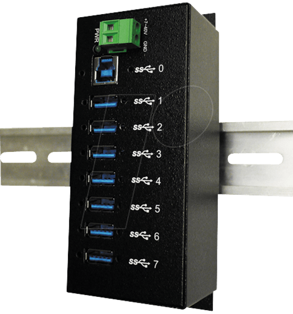 Концентратор USB 3.0 з 7 виходами (для промислового використання)
