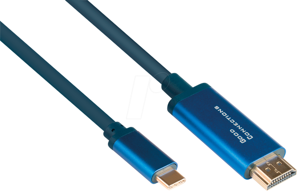Адаптерний кабель USB C > HDMI, 4K@60Hz, гнучкий, 2,0 м